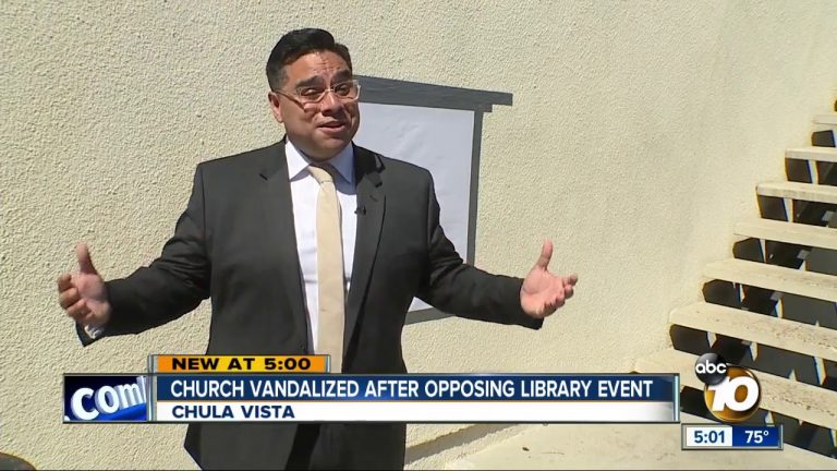 Church vandalized for opposing Drag Queen Story Hour