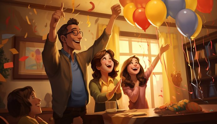 Parents Celebrating