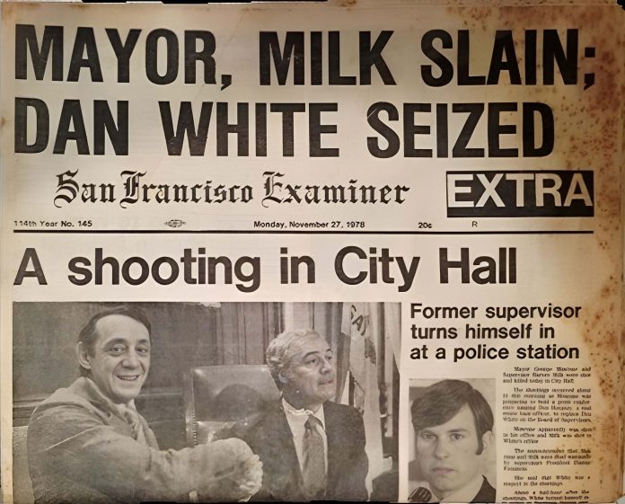 Milk Assassination Newspaper Article