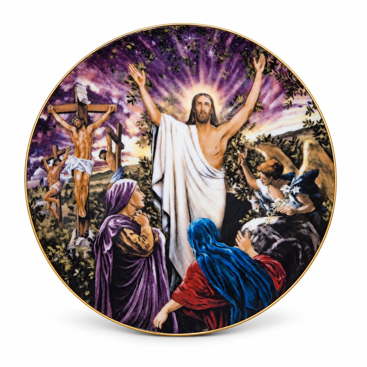 He is Risen Plate - Front